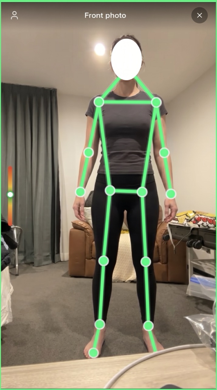 Body scan — proportion tracking